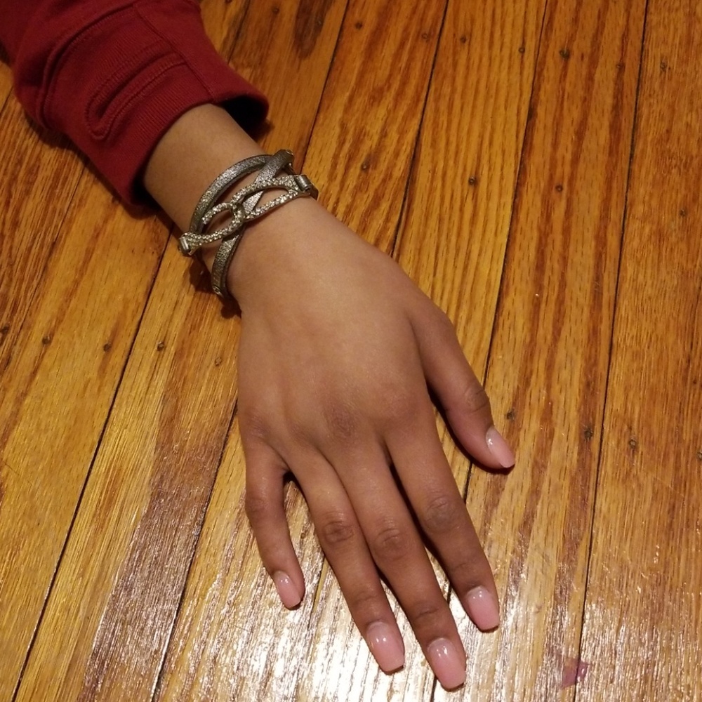 Leather wrap bracelet